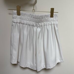 Generation Love White Vegan Leather Shorts